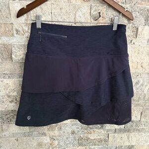 Mondetta MPG Women's Navy Layered Golf Activewear Skort